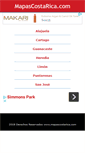 Mobile Screenshot of mapascostarica.com
