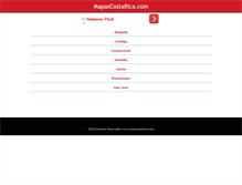 Tablet Screenshot of mapascostarica.com